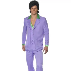 1970s Lavender Suit Costume Adult Purple