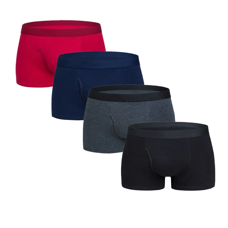 4 Pack Men's Underpants Underwear Boxers Pack Cotton Trunks Boxer shorts