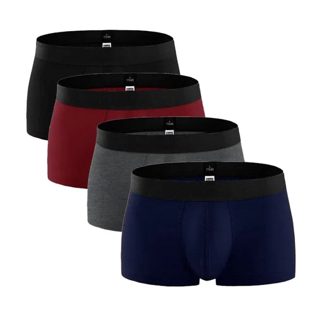 4 Pack Men's Underpants Underwear Boxers Pack Cotton Trunks Boxer shorts