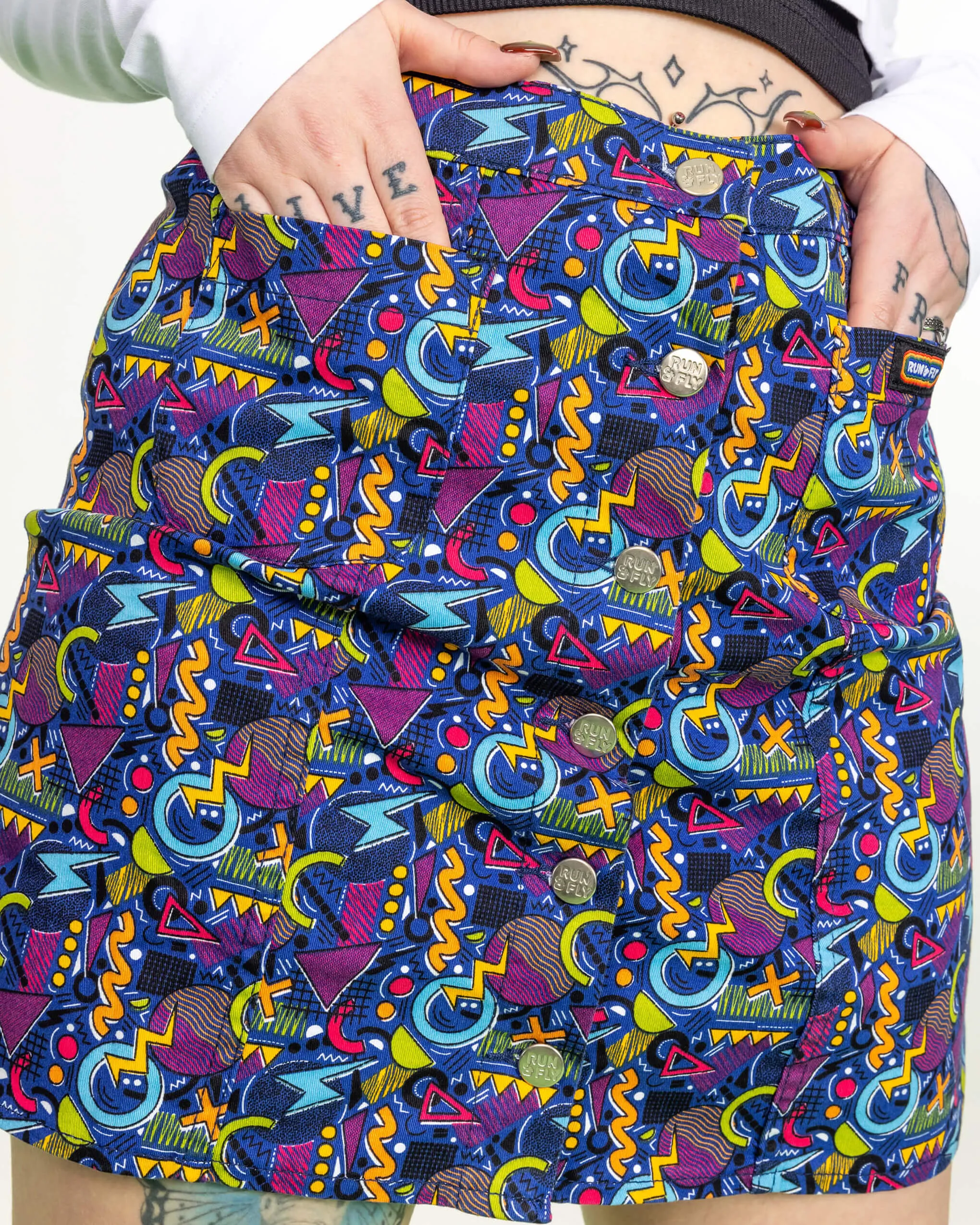 90's Arcade A Line Skirt