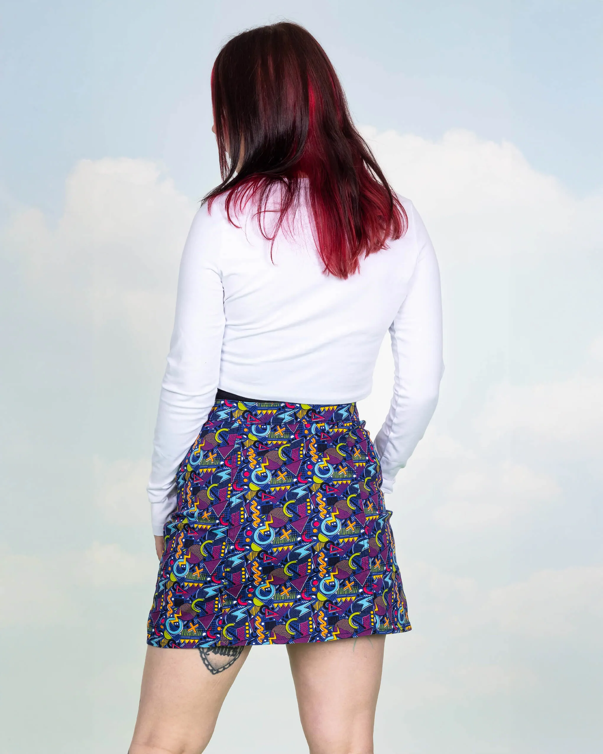 90's Arcade A Line Skirt