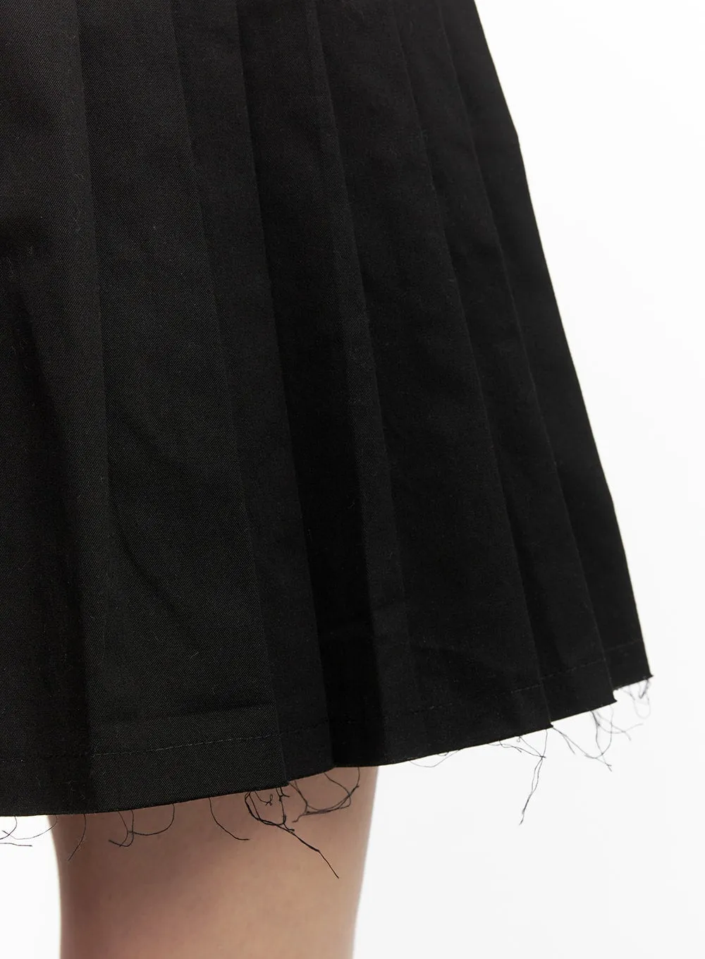 A-Line Pleated Mini Skirt OM422