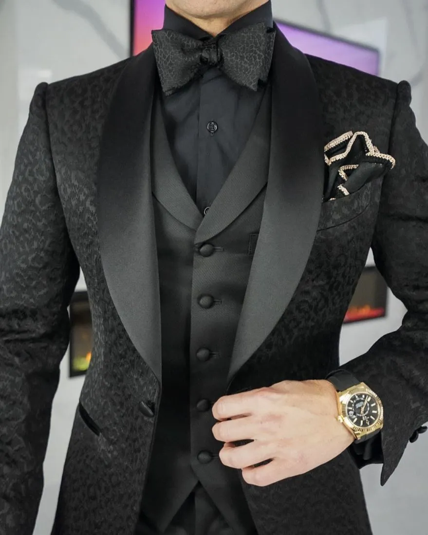 Black Ghepardo Dinner Jacket