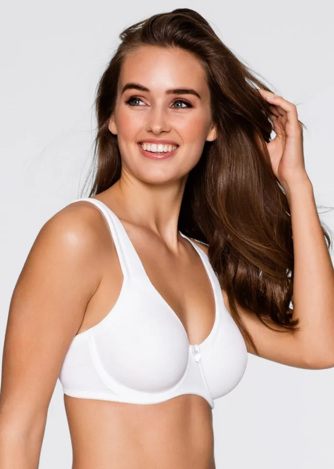 Bpc Bonprix Collection Recycled Underwire Tank Bra, White