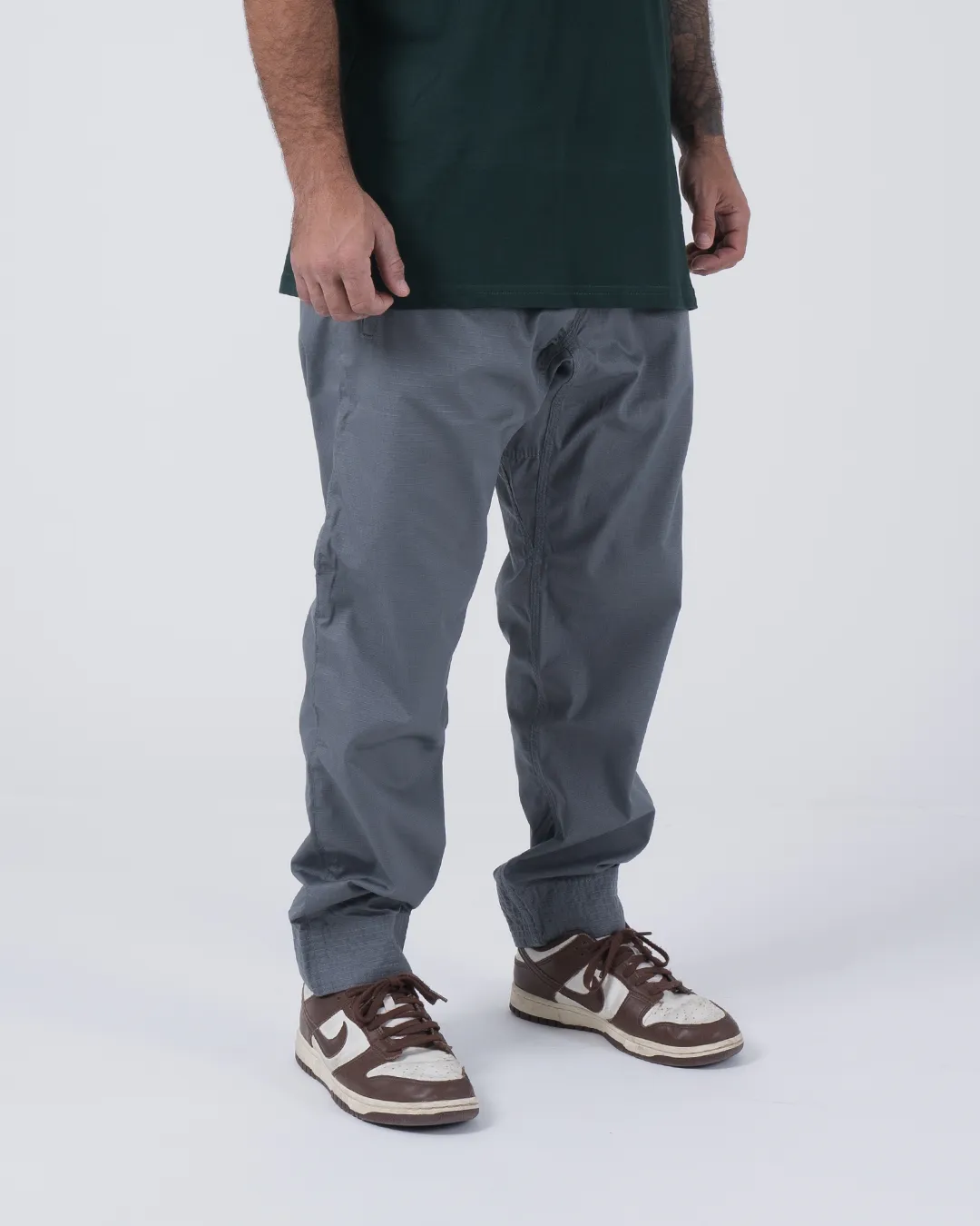 Casual Rip Stop Gi Pant - Grey