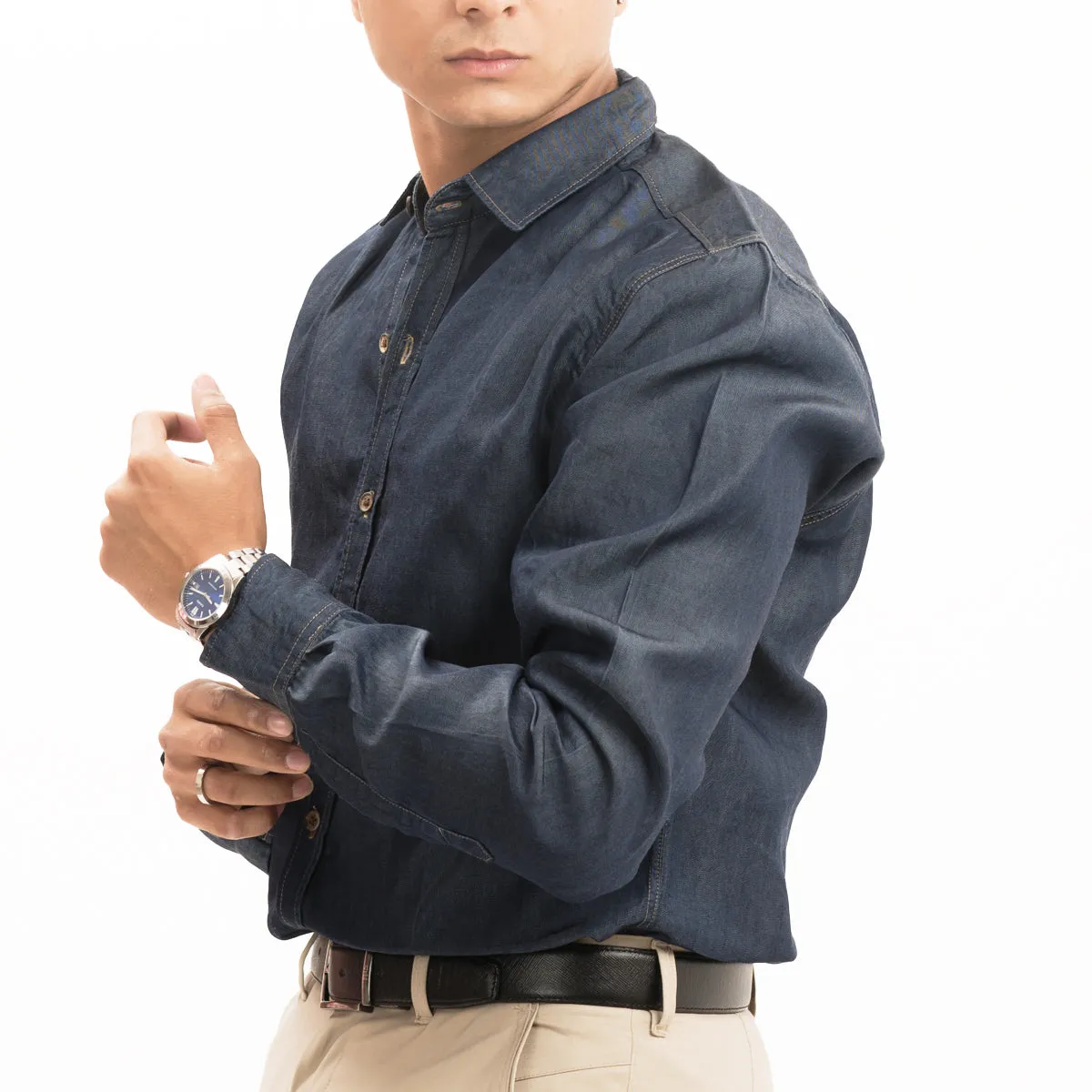 Classic Denim Casual Shirt