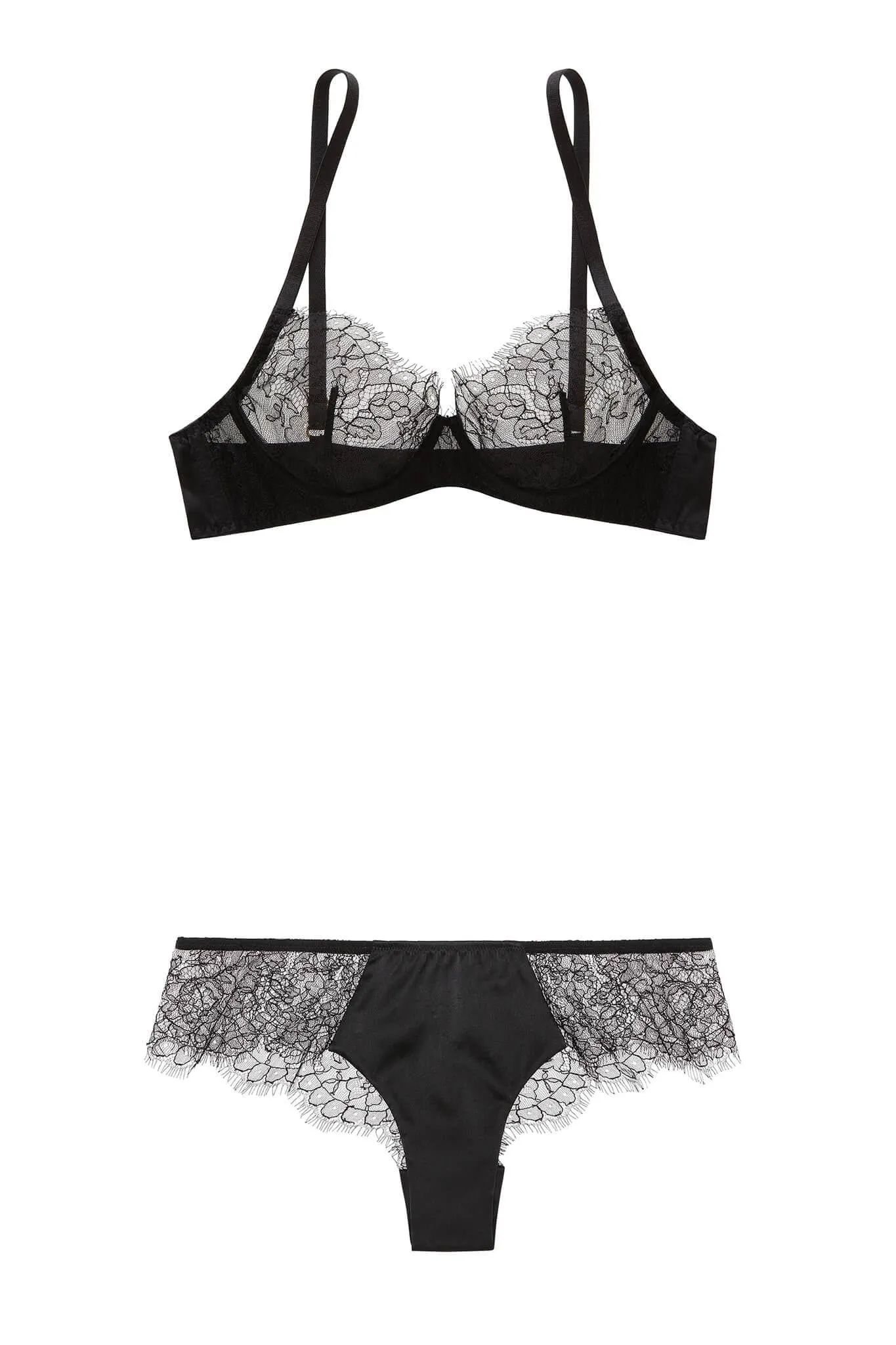 Evelyn Silk Lingerie Set