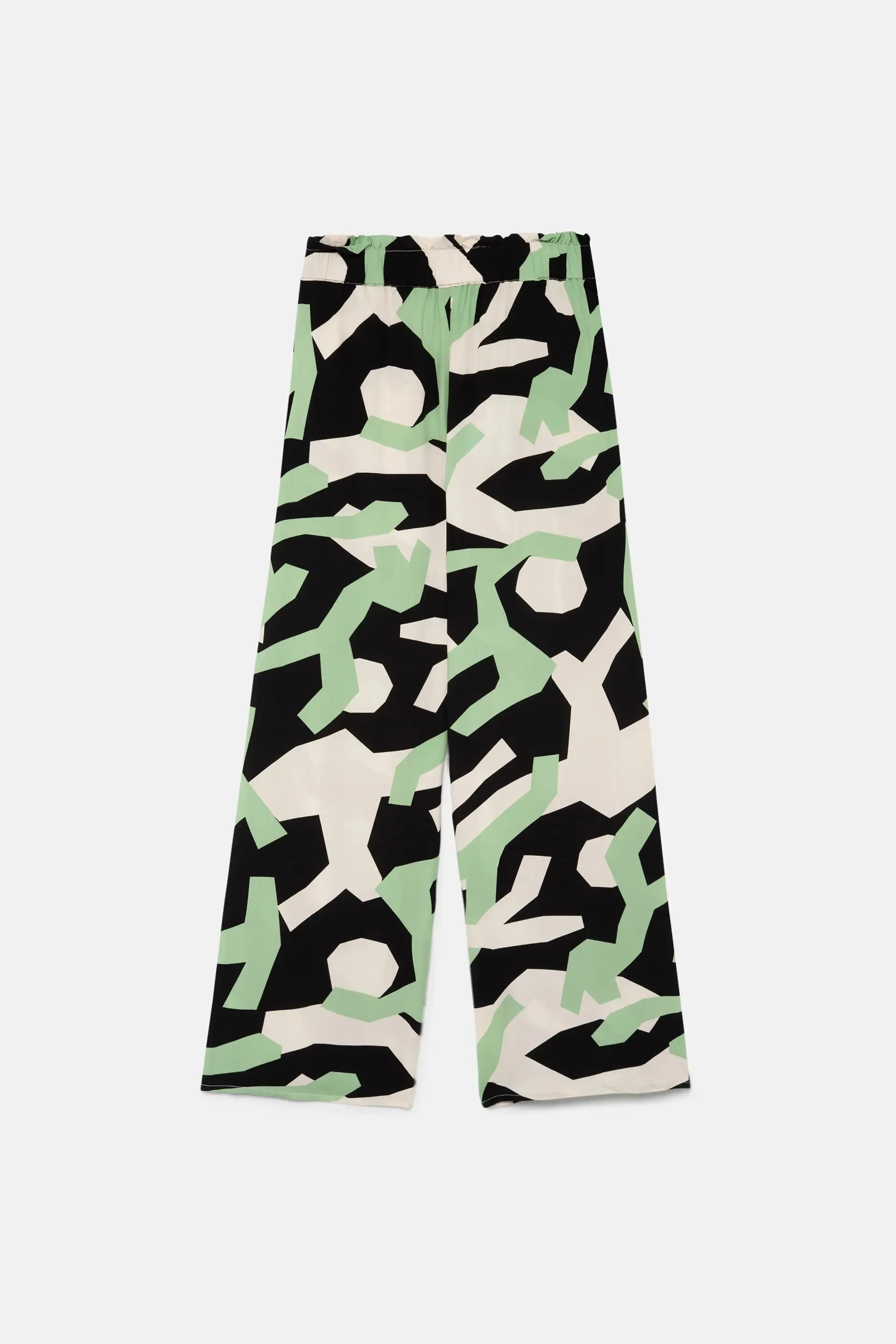 Geometric Print Trousers