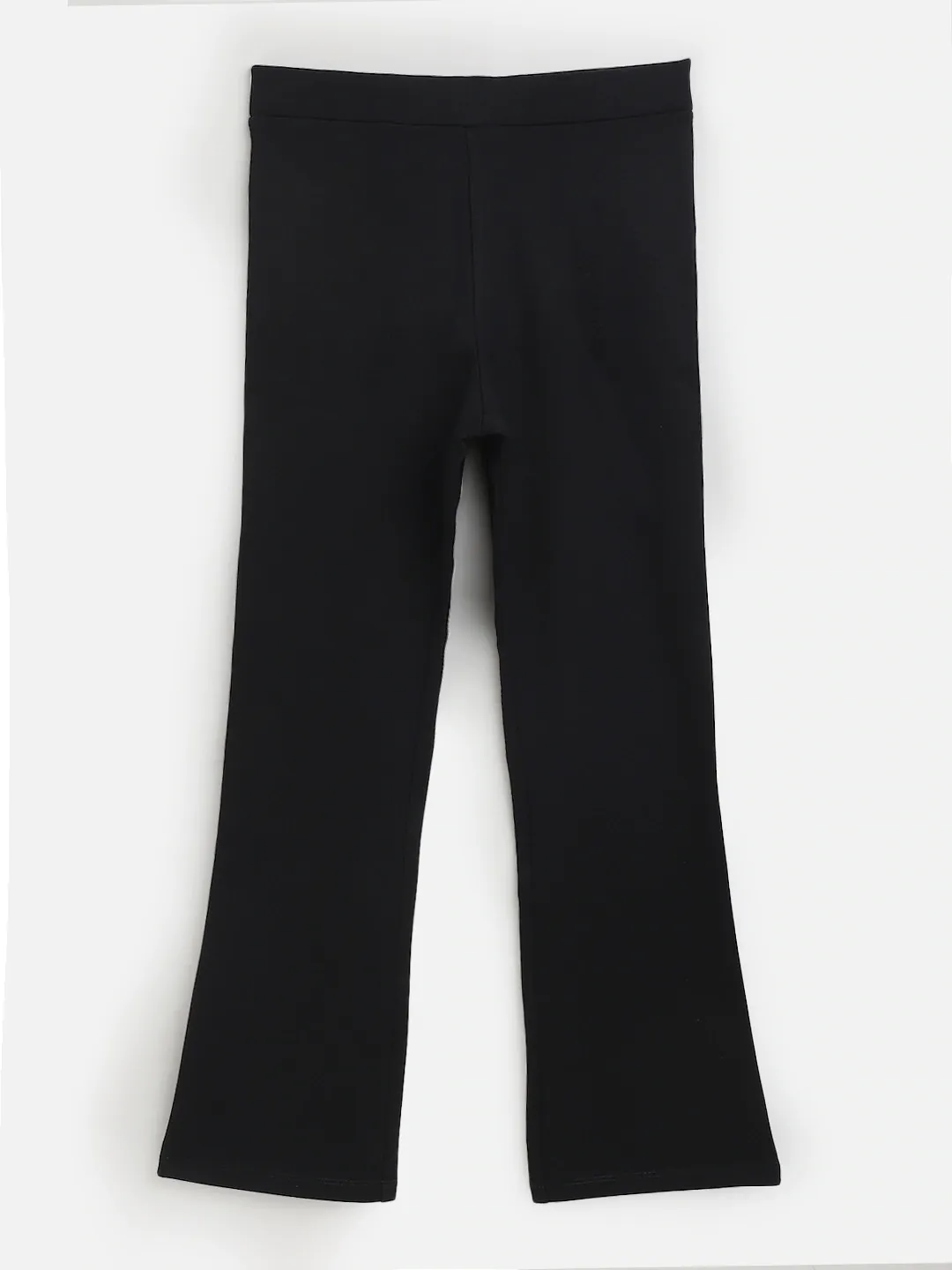 Girls Black Bell Bottom Pants