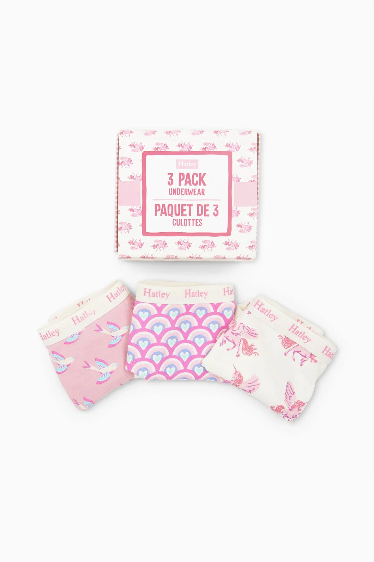 Hatley 3-Pack Assorted Briefs Girls Underwear (Size 2-3Y left)