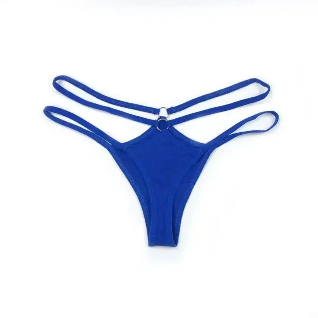 Hollow Out Sensual Thongs - Luxury Silk G-String Panties with Alluring Hollow Out Detailing