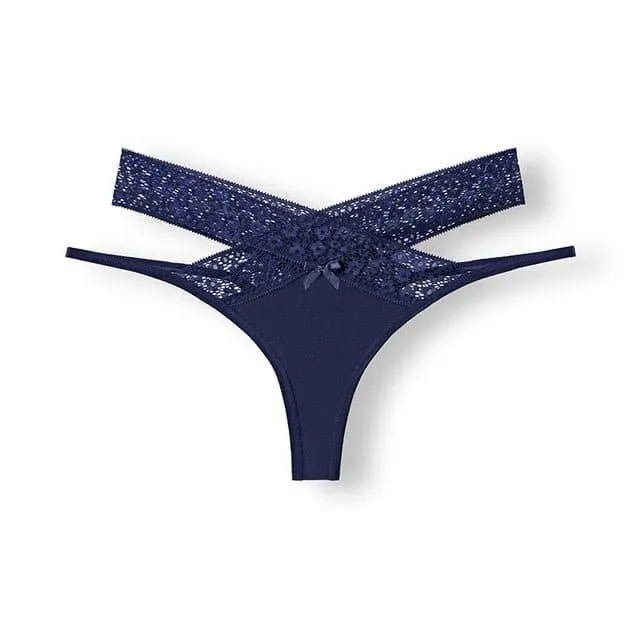 Hollow Out Sensual Thongs - Luxury Silk G-String Panties with Alluring Hollow Out Detailing