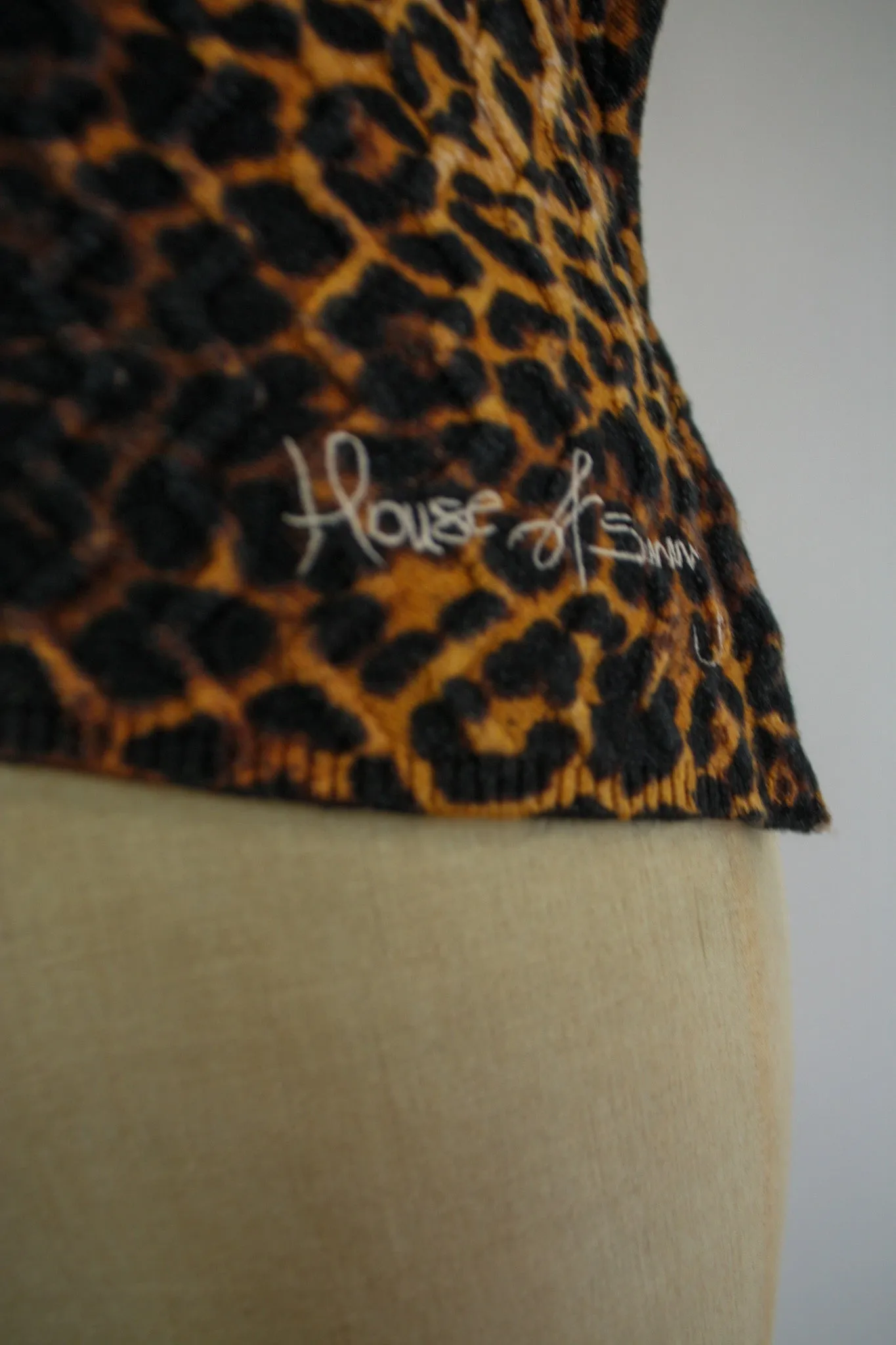 'House of Sunny' Jungle Leopard Print Knitted Top