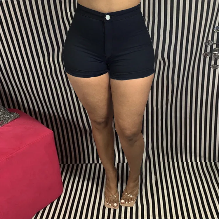 Issa Cutie High Waist Denim Shorts