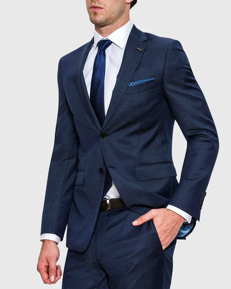 JOE BLACK FJD025 BLUE MISSION SUIT JACKET