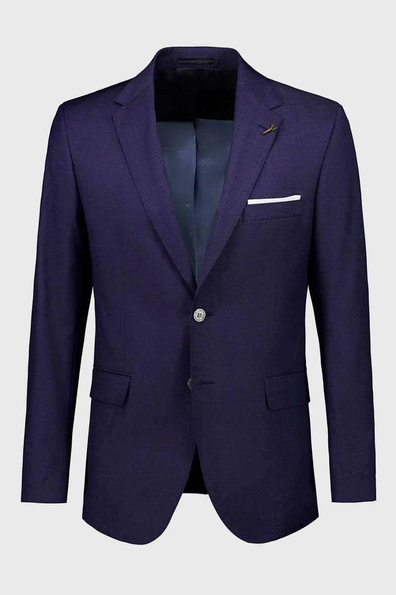 JOE BLACK FJD025 BLUE MISSION SUIT JACKET