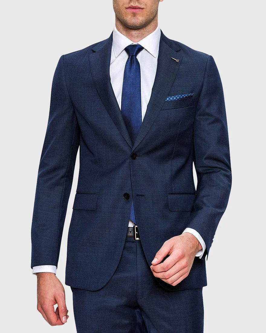 JOE BLACK FJD025 BLUE MISSION SUIT JACKET