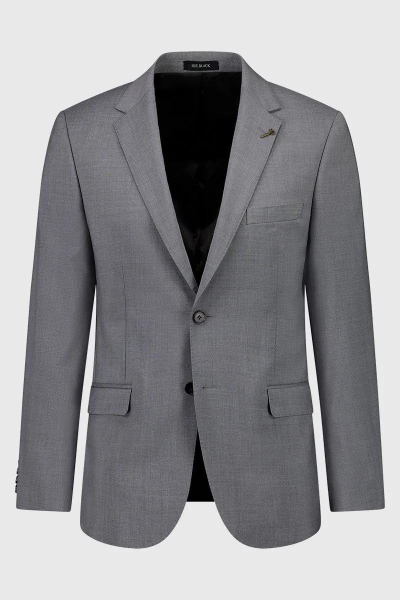 JOE BLACK FJQ826 GREY ARMORY SUIT JACKET