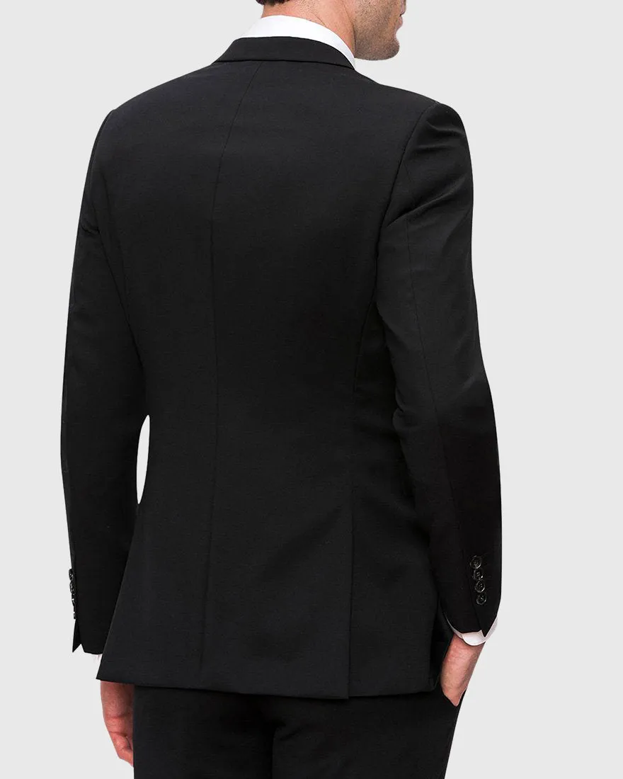 JOE BLACK FJV032 BLACK ANCHOR SUIT JACKET