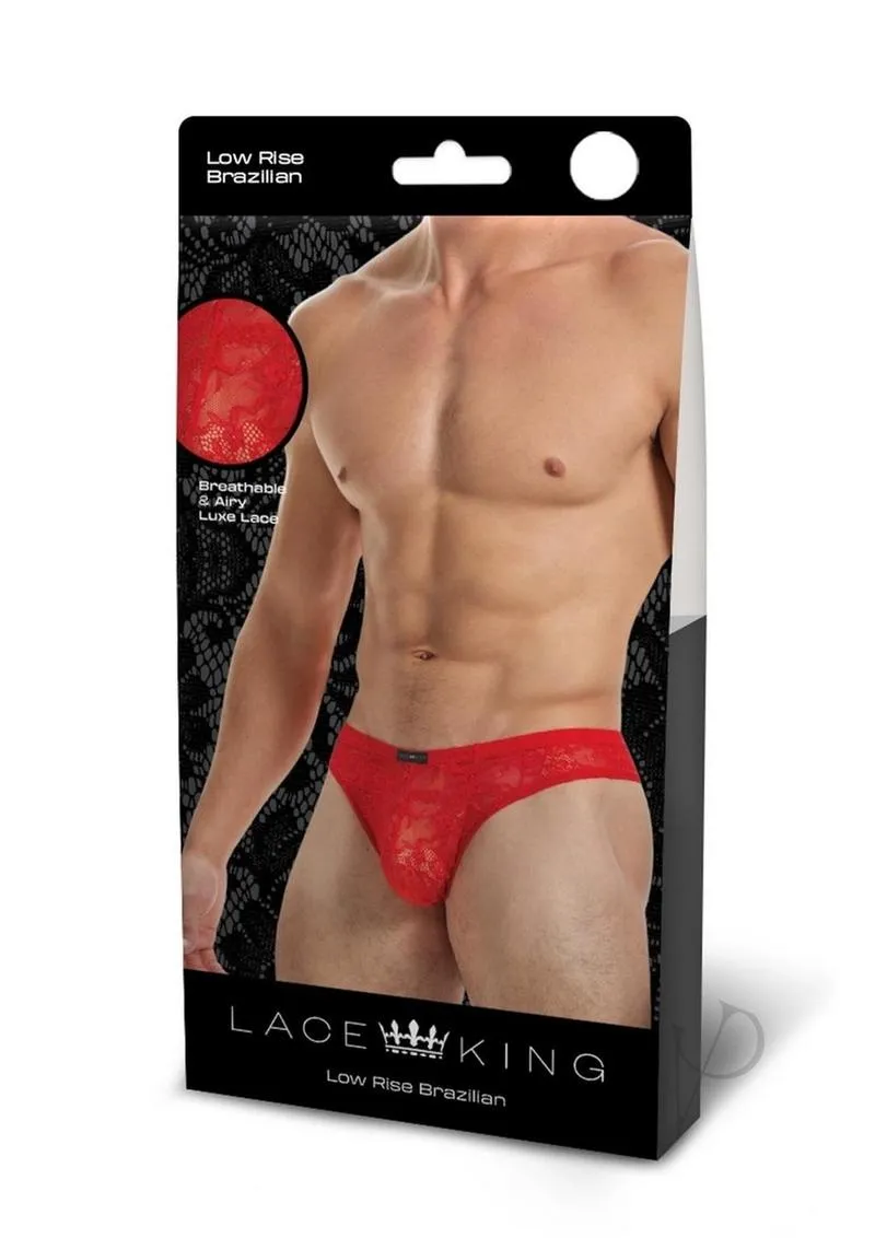 Lace King Lace Bikini L/xl Red