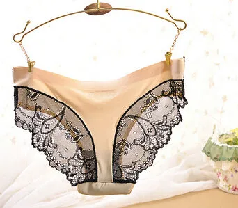 LeafMeiry #710 Sexy Women Panties Femal Hipster Lace Underwear Women Transparent Briefs