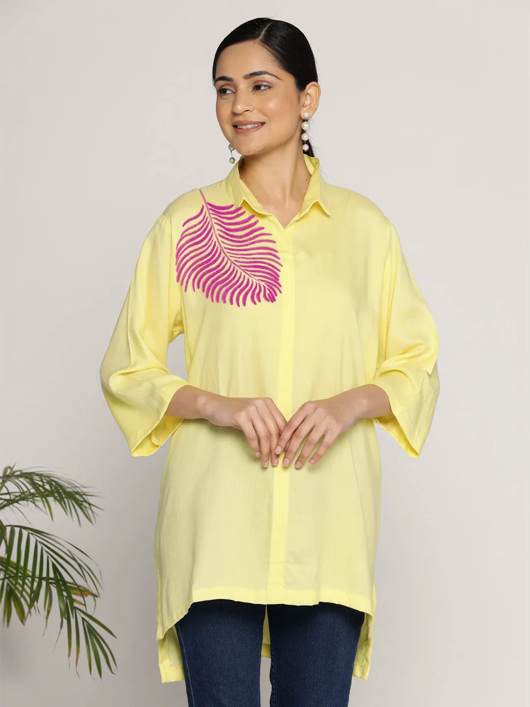 Lemon Rayon ShirtTop - Printanier