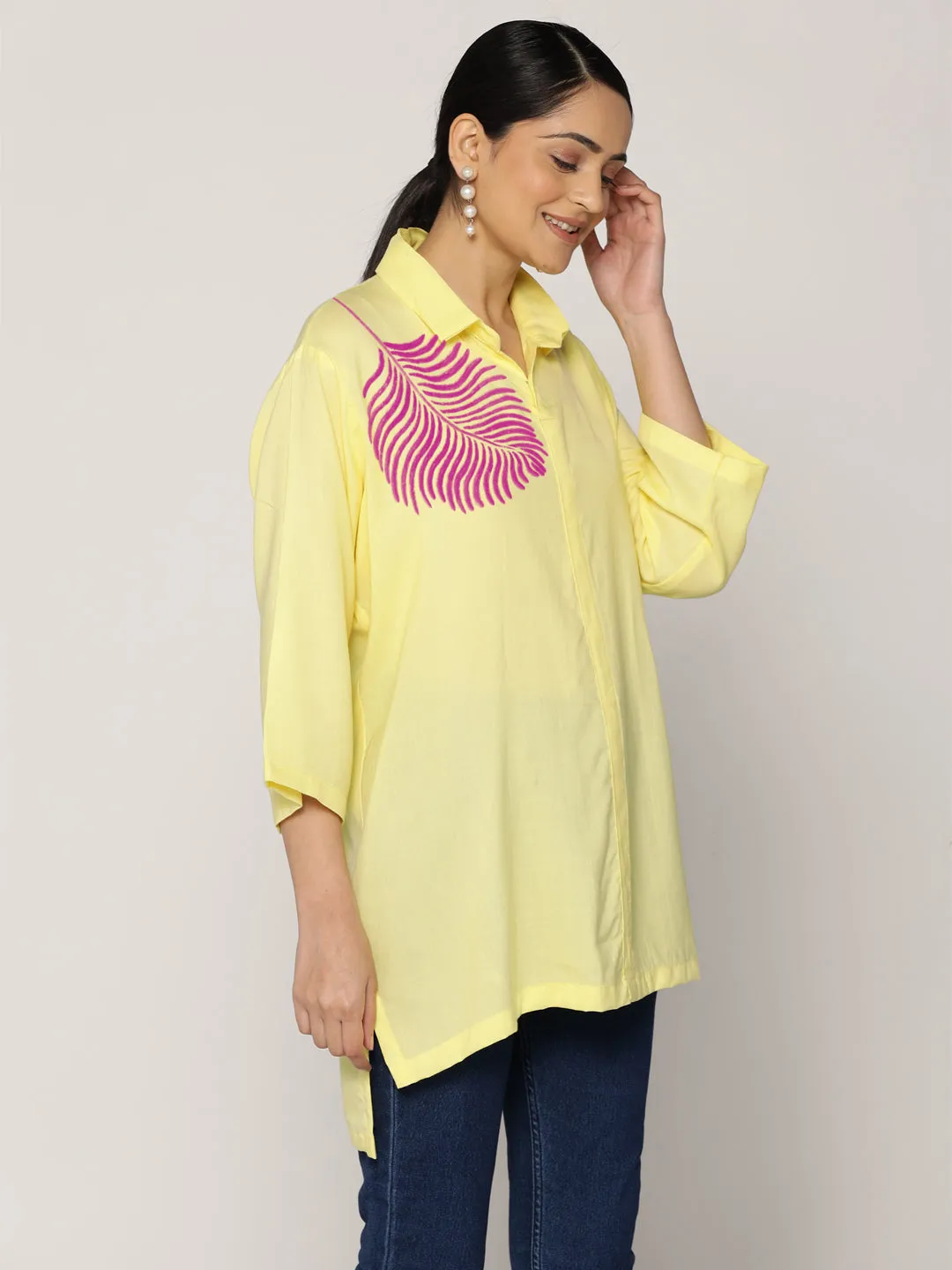 Lemon Rayon ShirtTop - Printanier