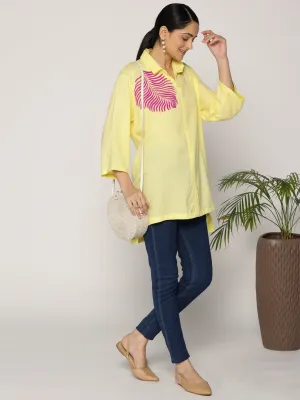 Lemon Rayon ShirtTop - Printanier