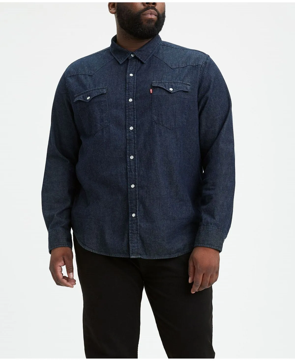 Levi's Men's Long Sleeve Western Long Sleeve Classic Denim Shirt