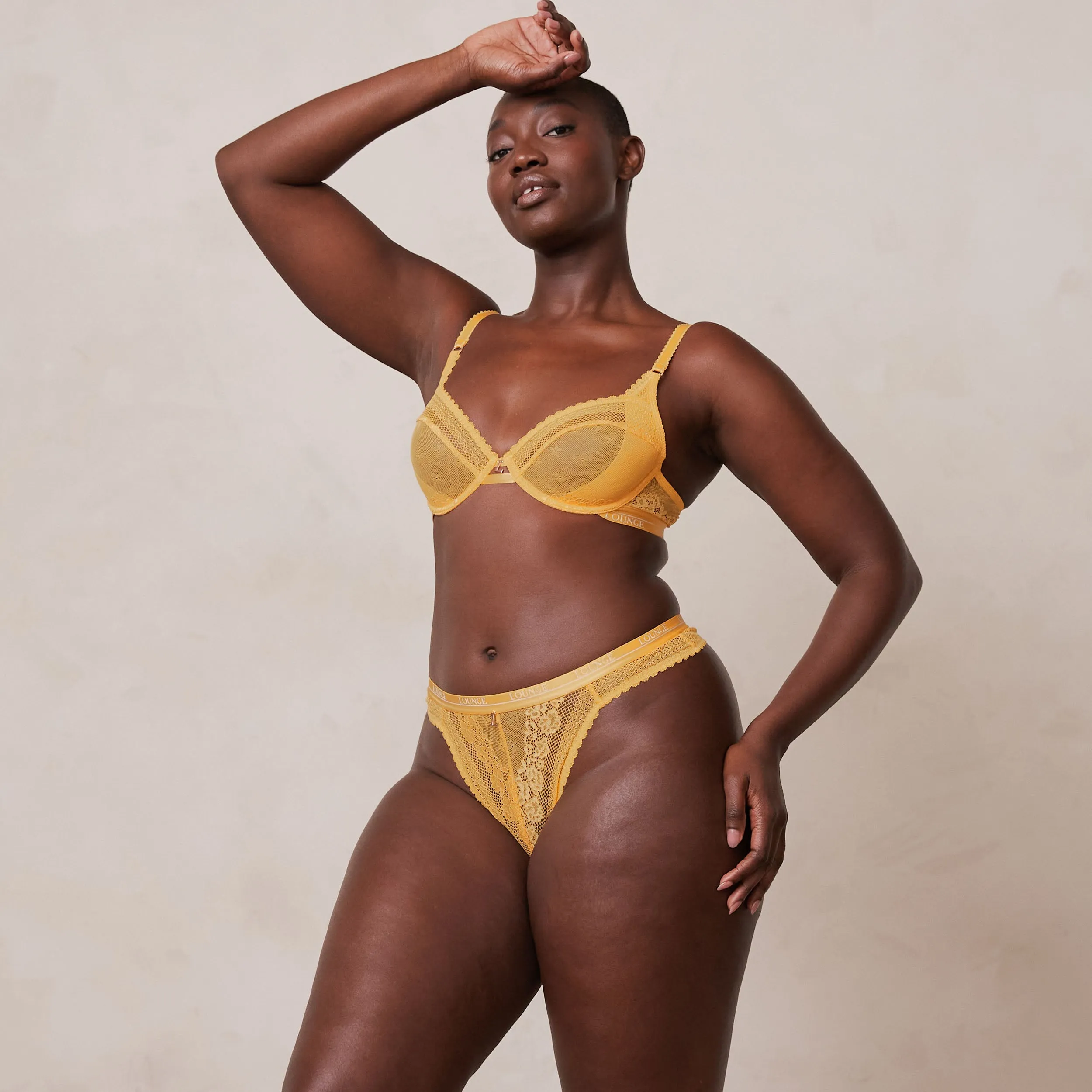 Liberty Balcony Bra  - Mustard