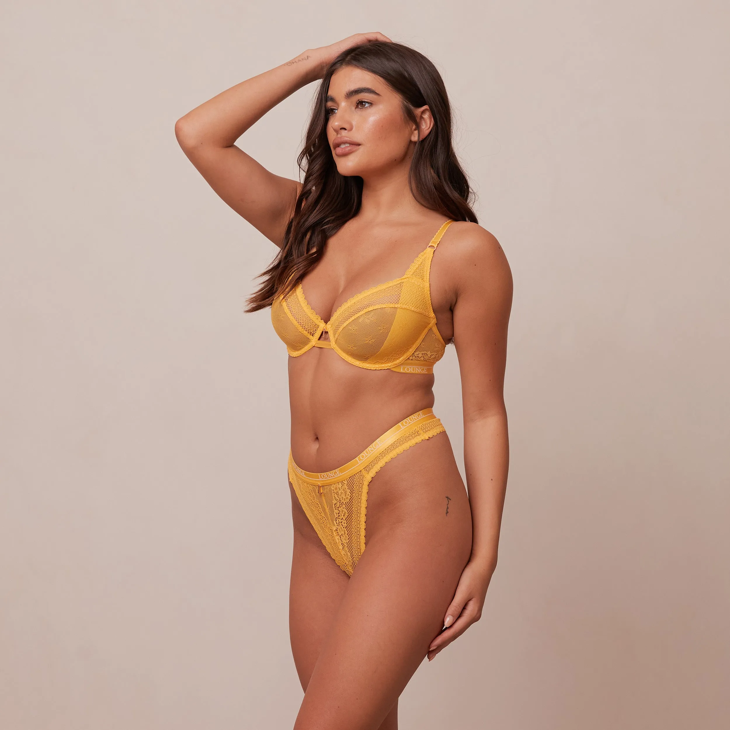 Liberty Balcony Bra  - Mustard