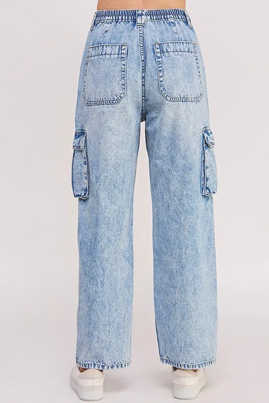 Lizzo High waist Baggy Cargo jeans