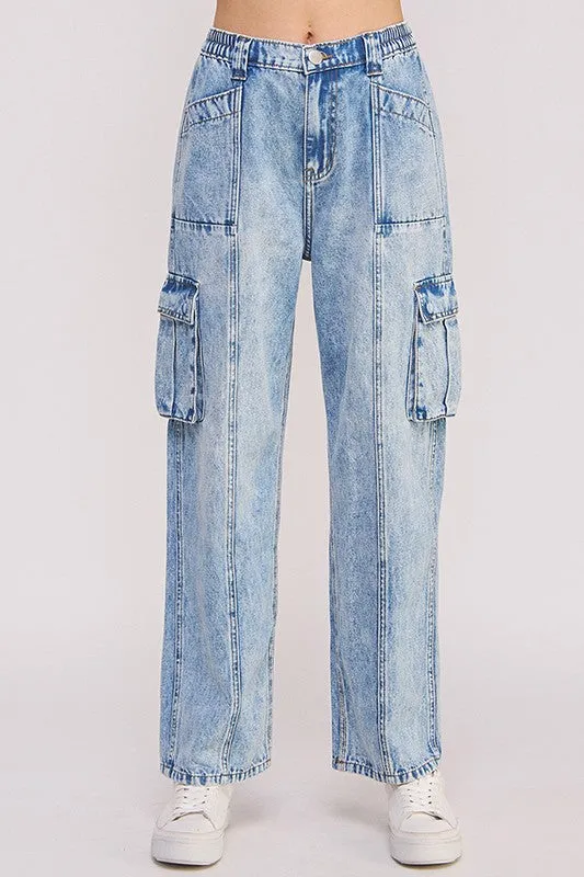 Lizzo High waist Baggy Cargo jeans