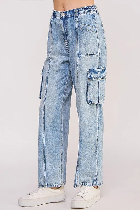 Lizzo High waist Baggy Cargo jeans