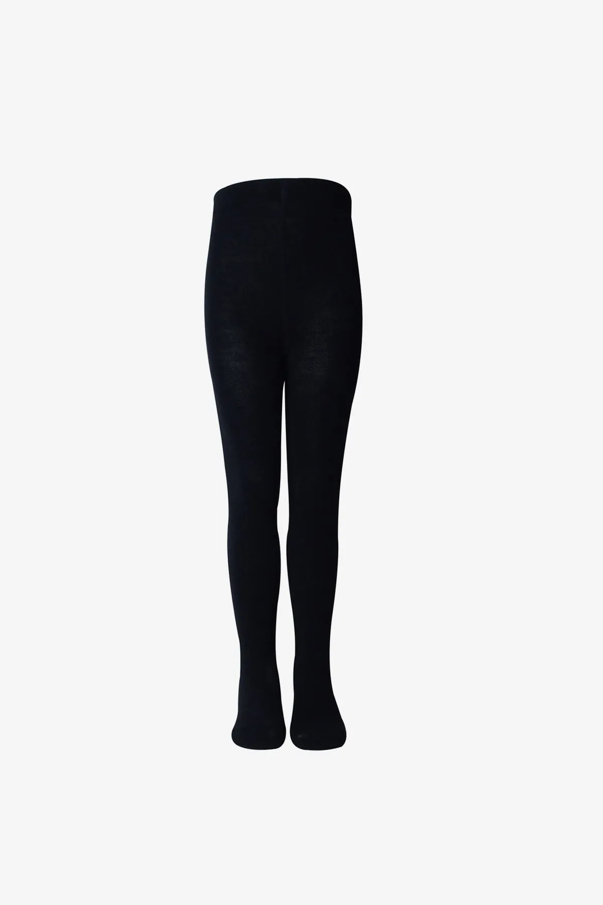 Melton Premium Wool Girls Tights - Black (Size 5-6Y left)