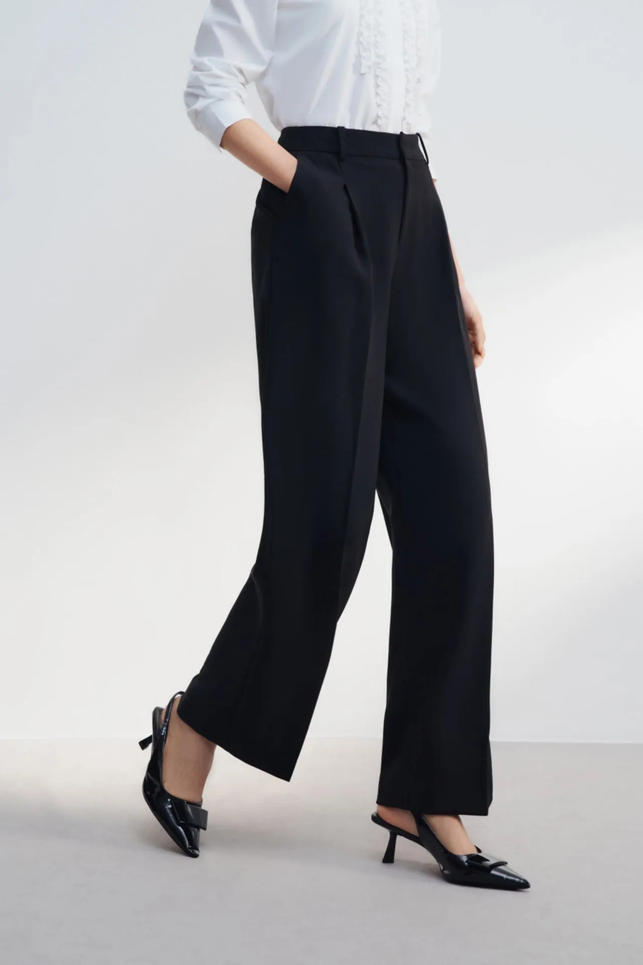 Multi-Way Stretch Relaxed Straight Leg Pants