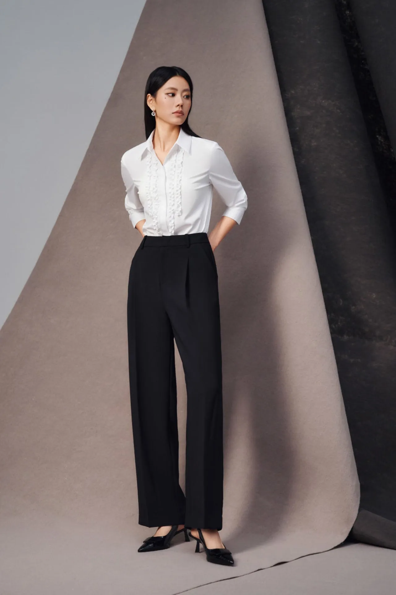 Multi-Way Stretch Relaxed Straight Leg Pants