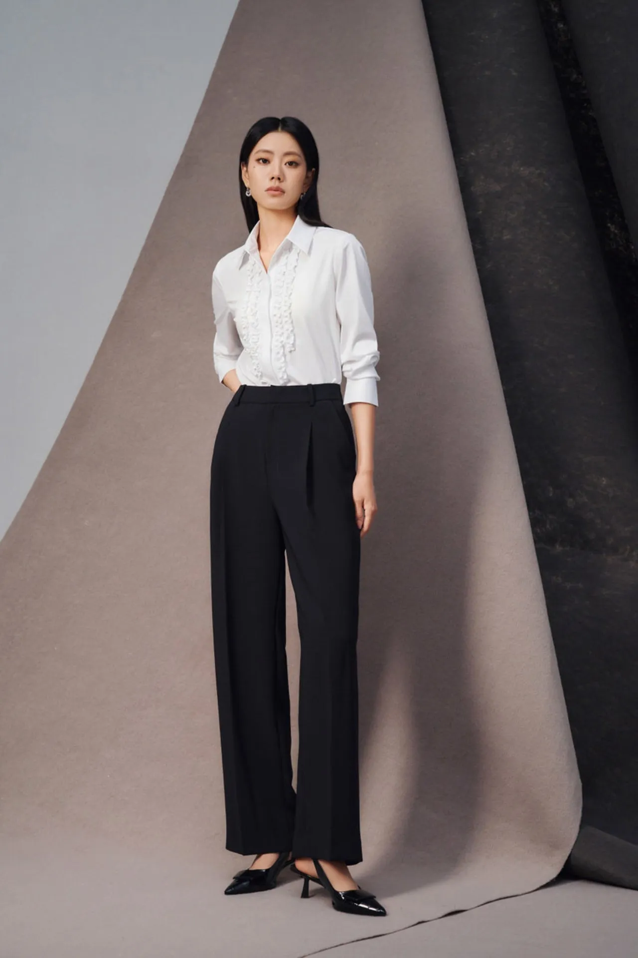 Multi-Way Stretch Relaxed Straight Leg Pants