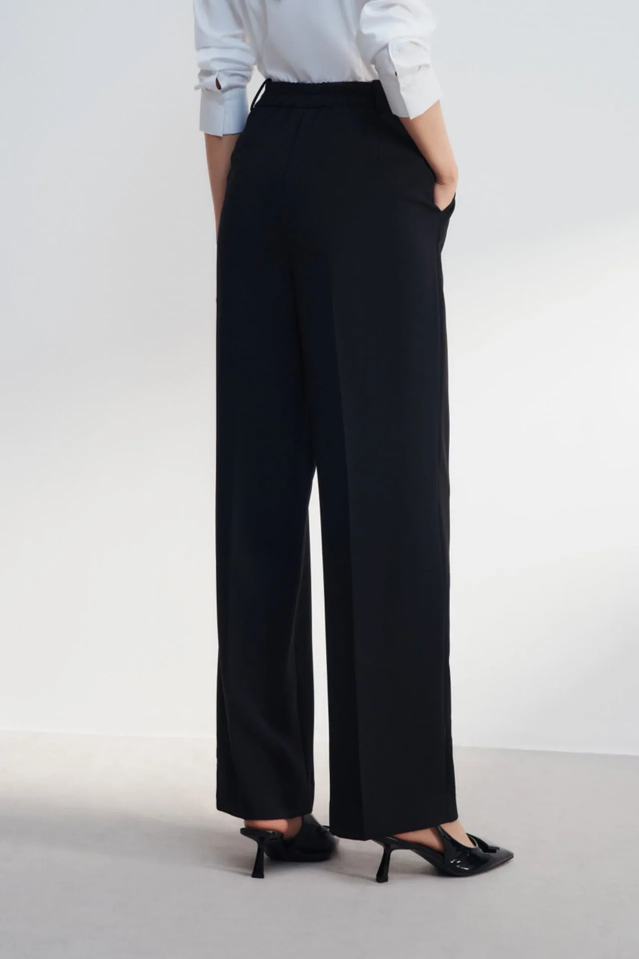 Multi-Way Stretch Relaxed Straight Leg Pants