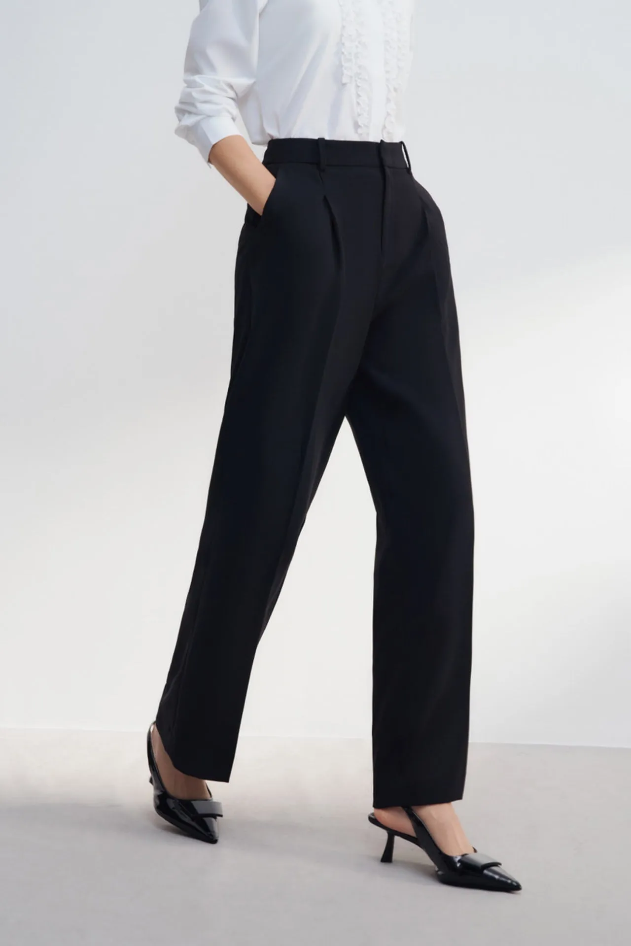 Multi-Way Stretch Relaxed Straight Leg Pants