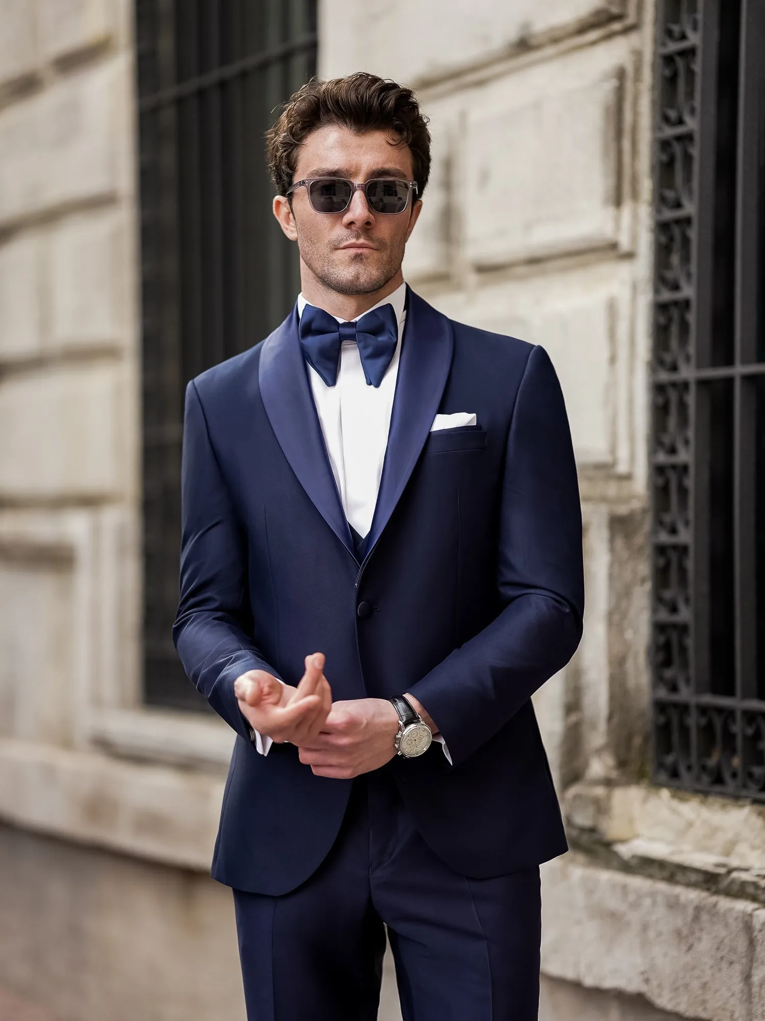 Navy Slim-Fit Tuxedo 3-Piece