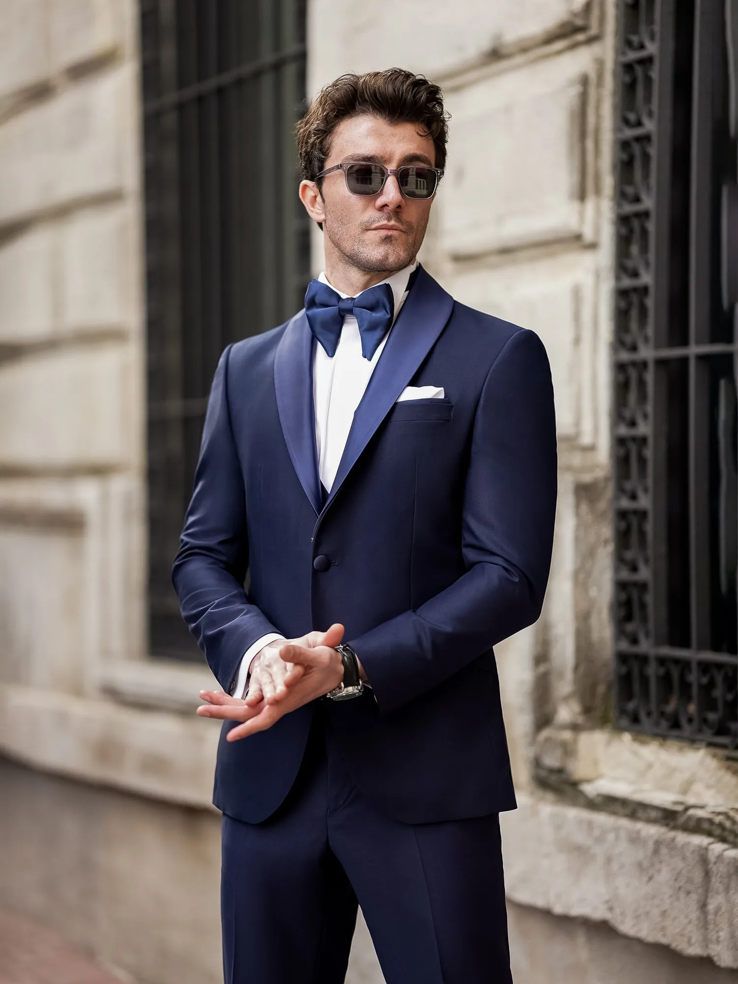 Navy Slim-Fit Tuxedo 3-Piece