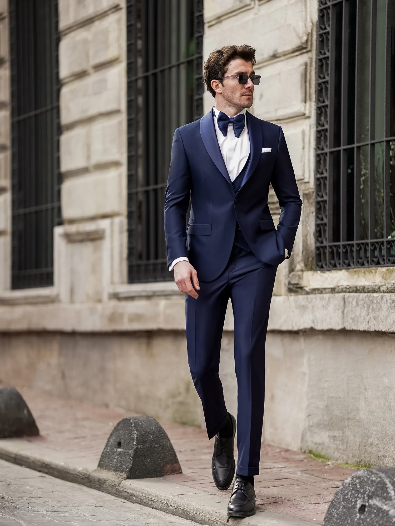 Navy Slim-Fit Tuxedo 3-Piece