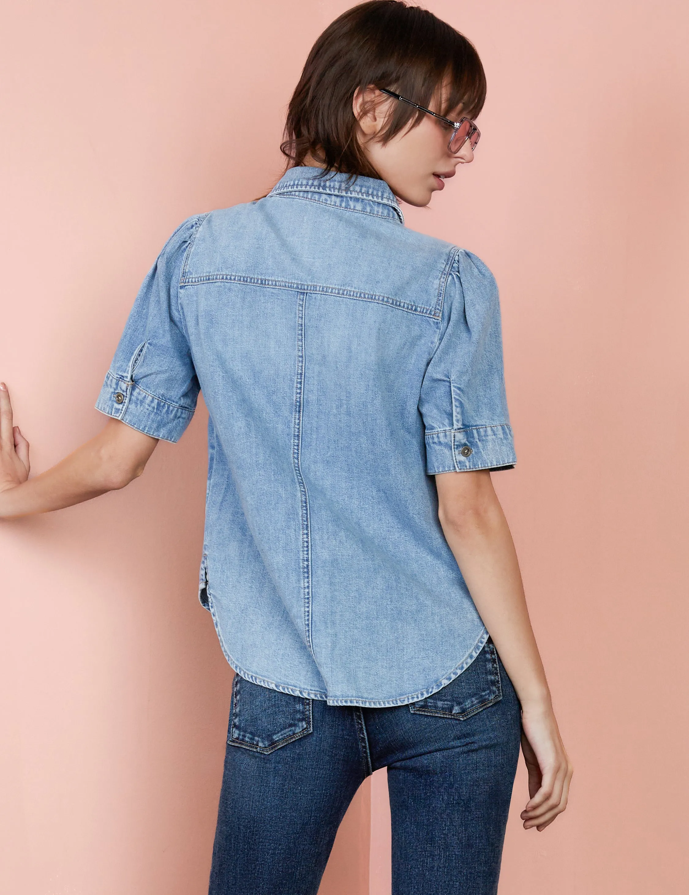 Perfect Puff Denim Shirt