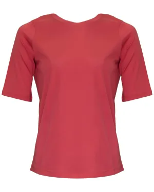 Raspberry Cotton T-Shirt