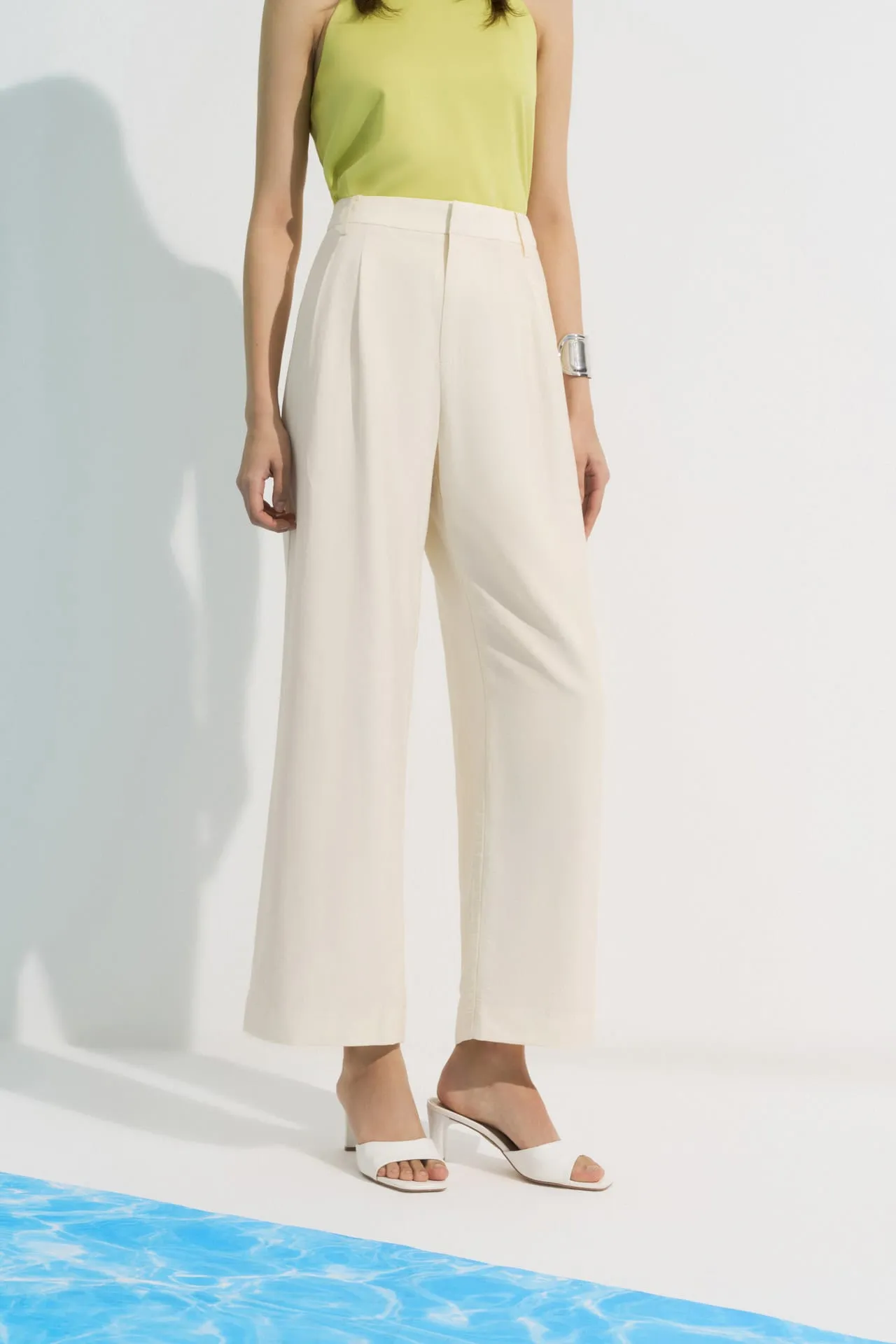 Relaxed Straight Leg Pants