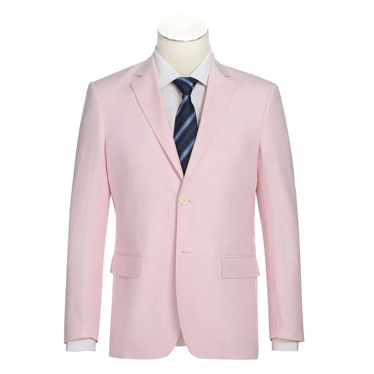 RENOIR 2-Piece New Slim Fit Suit Pink 611-4