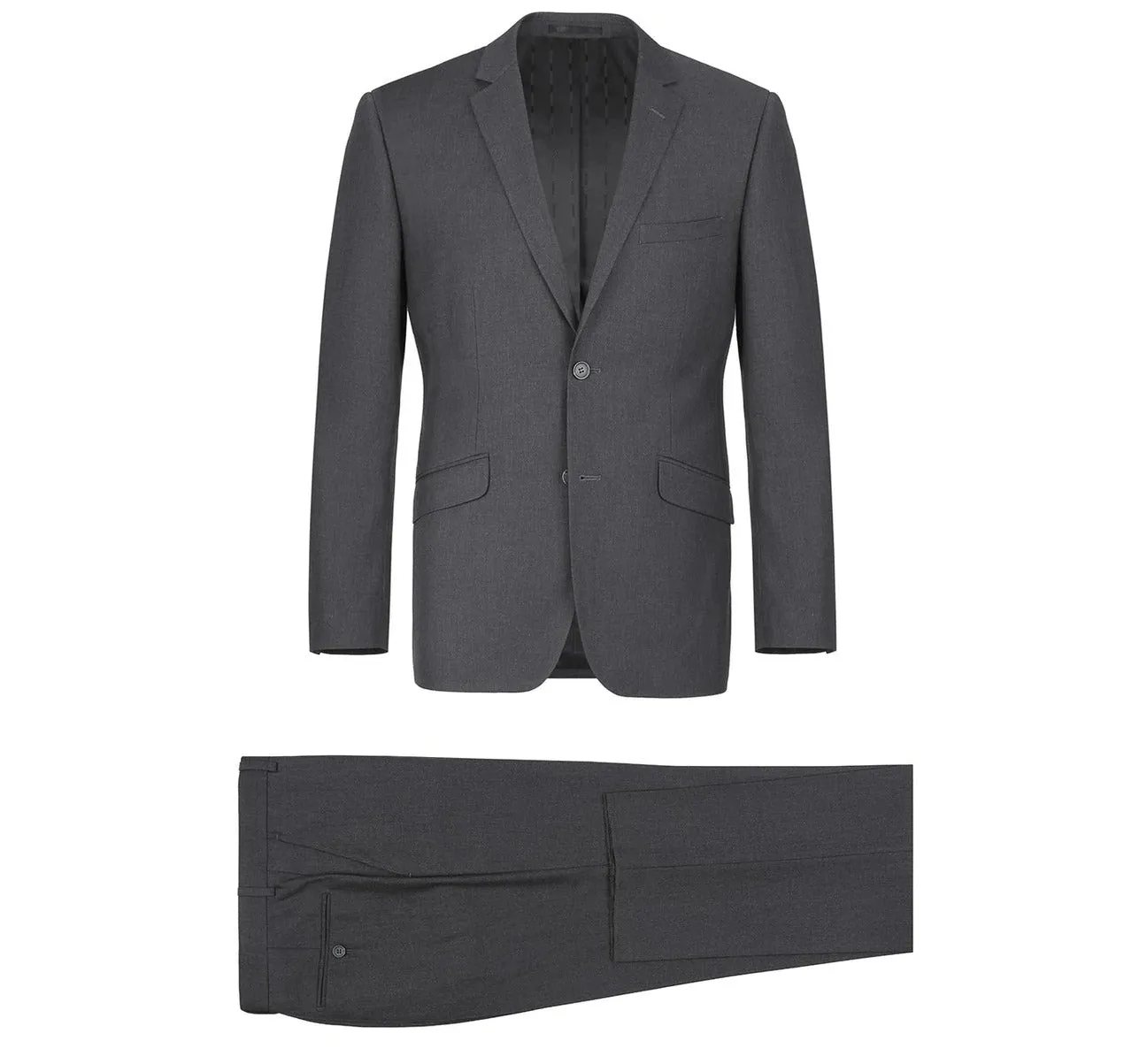 RENOIR 2-Piece Slim Fit Single Breasted 2 Button Suit 202-1