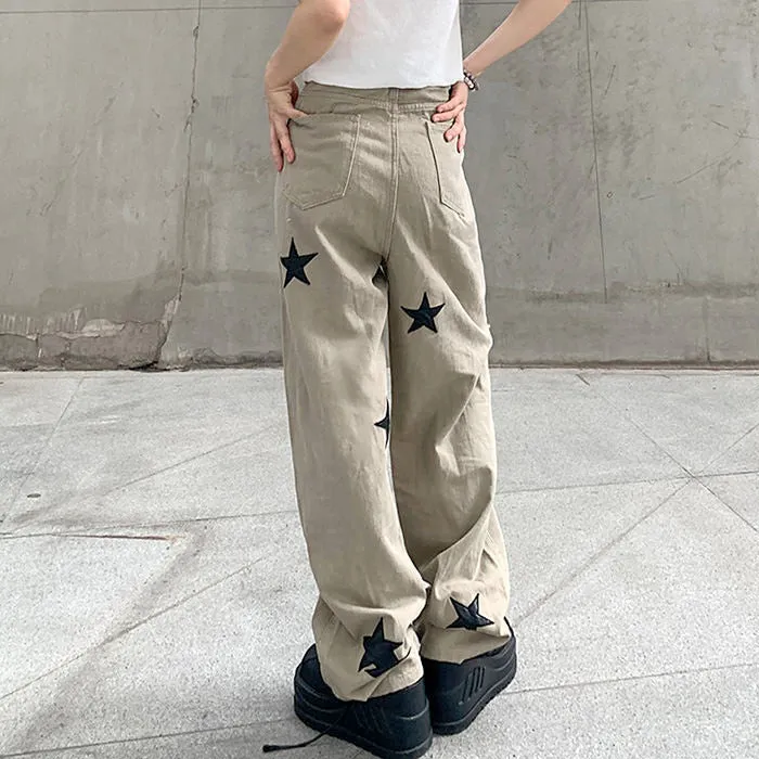 Skater Girl Star Jeans