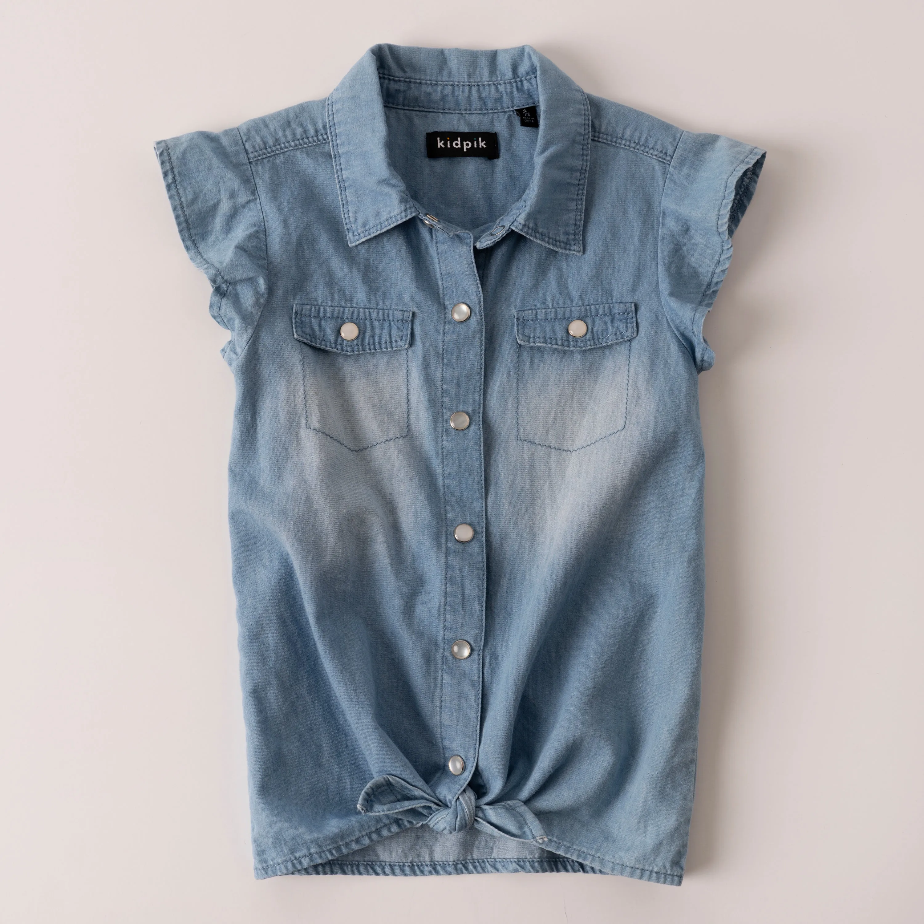 Snap Front Denim Shirt